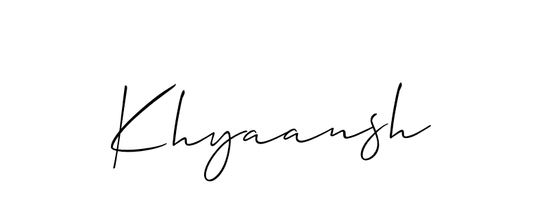 You can use this online signature creator to create a handwritten signature for the name Khyaansh. This is the best online autograph maker. Khyaansh signature style 2 images and pictures png