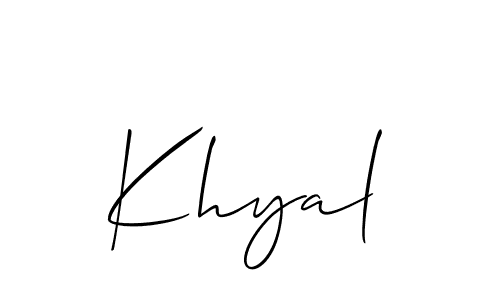 Here are the top 10 professional signature styles for the name Khyal. These are the best autograph styles you can use for your name. Khyal signature style 2 images and pictures png