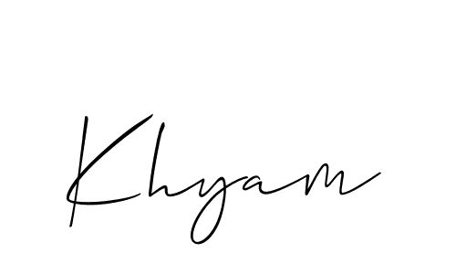 You can use this online signature creator to create a handwritten signature for the name Khyam. This is the best online autograph maker. Khyam signature style 2 images and pictures png