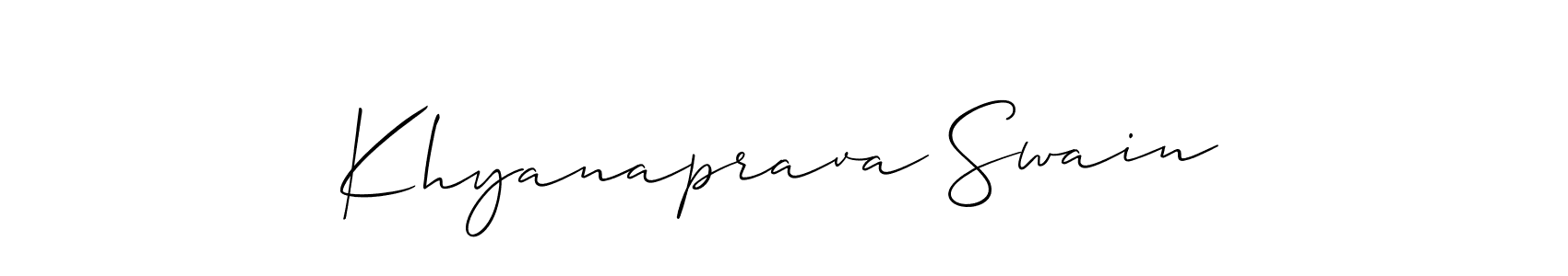 Once you've used our free online signature maker to create your best signature Allison_Script style, it's time to enjoy all of the benefits that Khyanaprava Swain name signing documents. Khyanaprava Swain signature style 2 images and pictures png