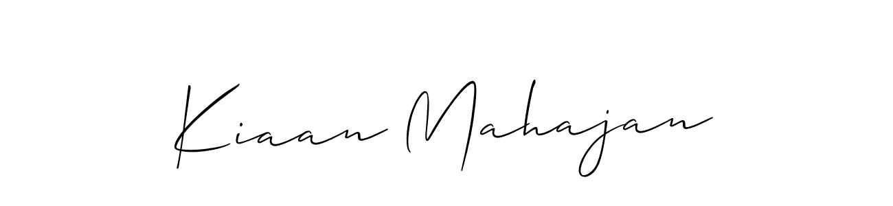Once you've used our free online signature maker to create your best signature Allison_Script style, it's time to enjoy all of the benefits that Kiaan Mahajan name signing documents. Kiaan Mahajan signature style 2 images and pictures png