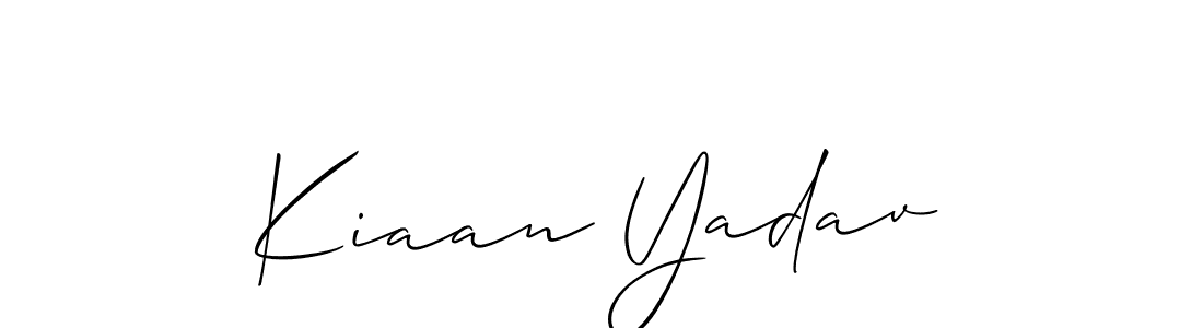 Check out images of Autograph of Kiaan Yadav name. Actor Kiaan Yadav Signature Style. Allison_Script is a professional sign style online. Kiaan Yadav signature style 2 images and pictures png