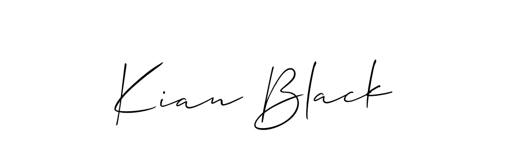 Make a beautiful signature design for name Kian Black. Use this online signature maker to create a handwritten signature for free. Kian Black signature style 2 images and pictures png