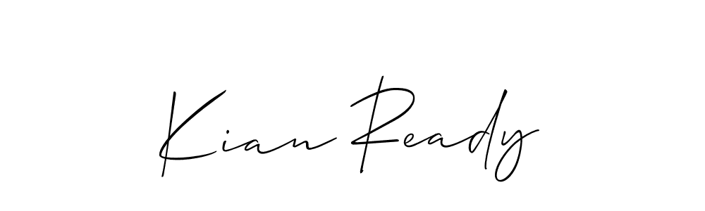 This is the best signature style for the Kian Ready name. Also you like these signature font (Allison_Script). Mix name signature. Kian Ready signature style 2 images and pictures png