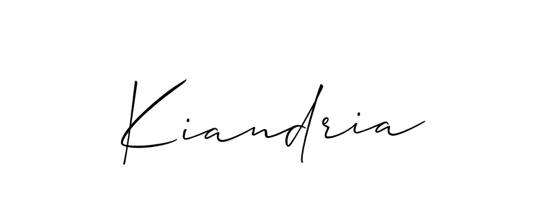 It looks lik you need a new signature style for name Kiandria. Design unique handwritten (Allison_Script) signature with our free signature maker in just a few clicks. Kiandria signature style 2 images and pictures png