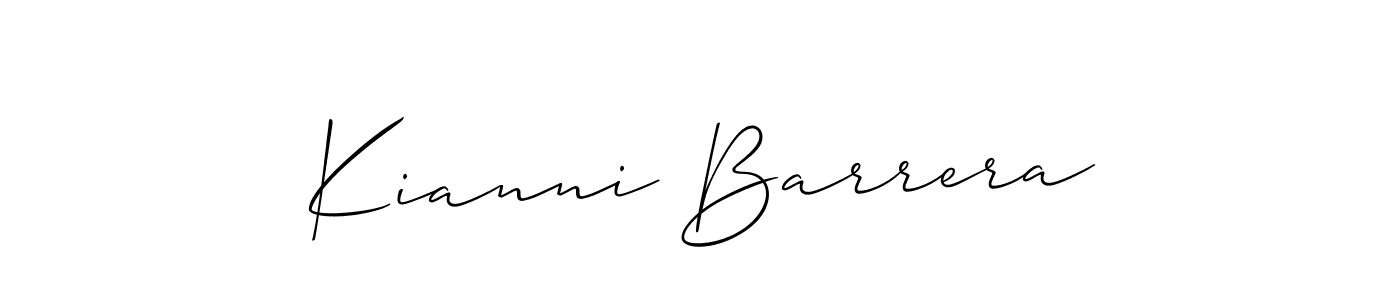 You can use this online signature creator to create a handwritten signature for the name Kianni Barrera. This is the best online autograph maker. Kianni Barrera signature style 2 images and pictures png