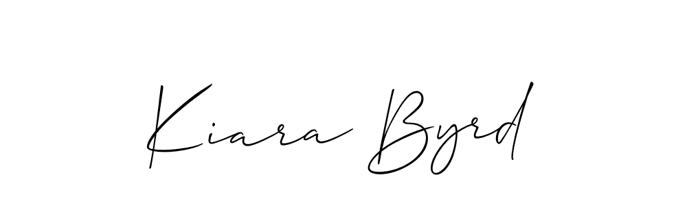 Kiara Byrd stylish signature style. Best Handwritten Sign (Allison_Script) for my name. Handwritten Signature Collection Ideas for my name Kiara Byrd. Kiara Byrd signature style 2 images and pictures png