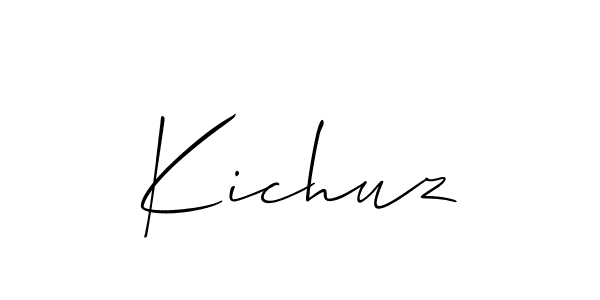 This is the best signature style for the Kichuz name. Also you like these signature font (Allison_Script). Mix name signature. Kichuz signature style 2 images and pictures png