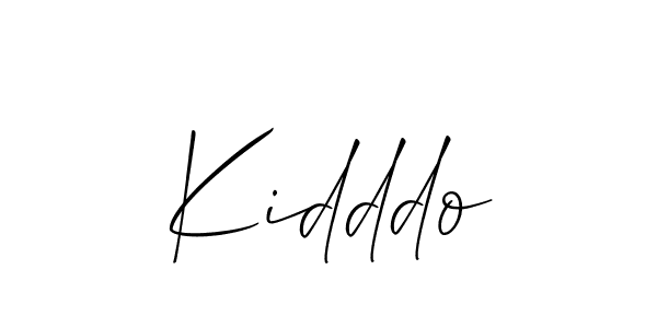 It looks lik you need a new signature style for name Kidddo. Design unique handwritten (Allison_Script) signature with our free signature maker in just a few clicks. Kidddo signature style 2 images and pictures png