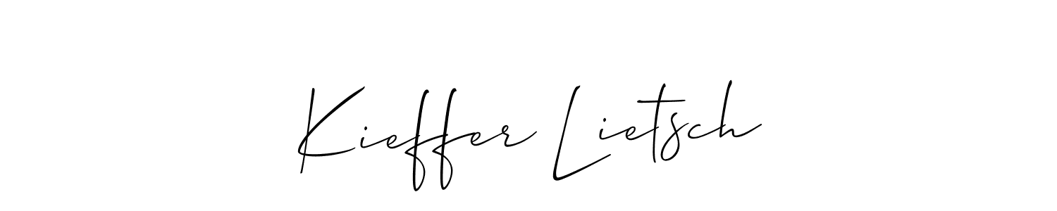 Once you've used our free online signature maker to create your best signature Allison_Script style, it's time to enjoy all of the benefits that Kieffer Lietsch name signing documents. Kieffer Lietsch signature style 2 images and pictures png