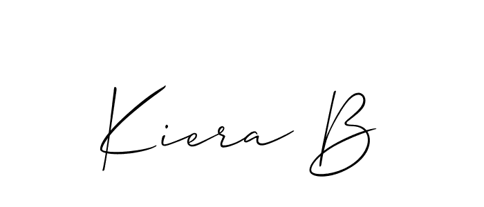Make a beautiful signature design for name Kiera B. Use this online signature maker to create a handwritten signature for free. Kiera B signature style 2 images and pictures png