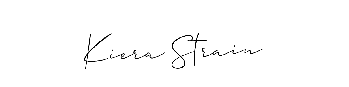 Also we have Kiera Strain name is the best signature style. Create professional handwritten signature collection using Allison_Script autograph style. Kiera Strain signature style 2 images and pictures png