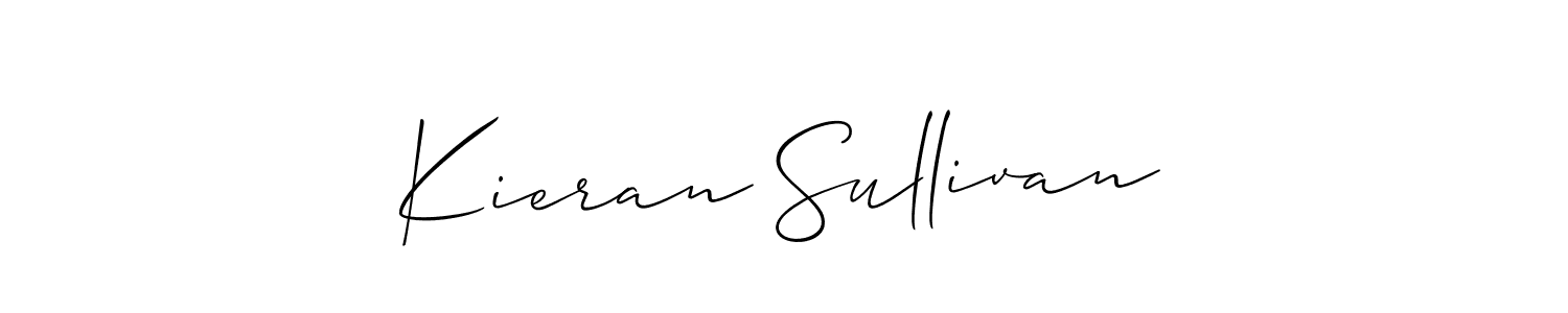 You should practise on your own different ways (Allison_Script) to write your name (Kieran Sullivan) in signature. don't let someone else do it for you. Kieran Sullivan signature style 2 images and pictures png