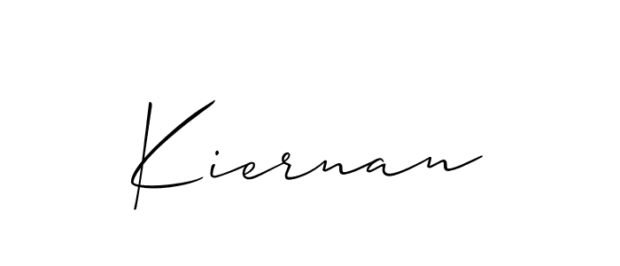 Allison_Script is a professional signature style that is perfect for those who want to add a touch of class to their signature. It is also a great choice for those who want to make their signature more unique. Get Kiernan name to fancy signature for free. Kiernan signature style 2 images and pictures png