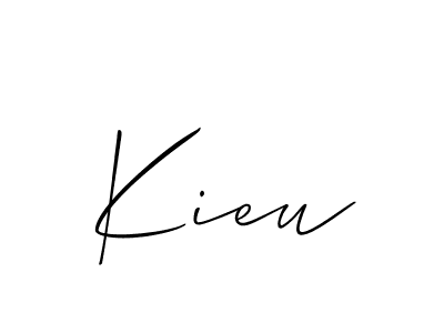 Make a beautiful signature design for name Kieu. Use this online signature maker to create a handwritten signature for free. Kieu signature style 2 images and pictures png