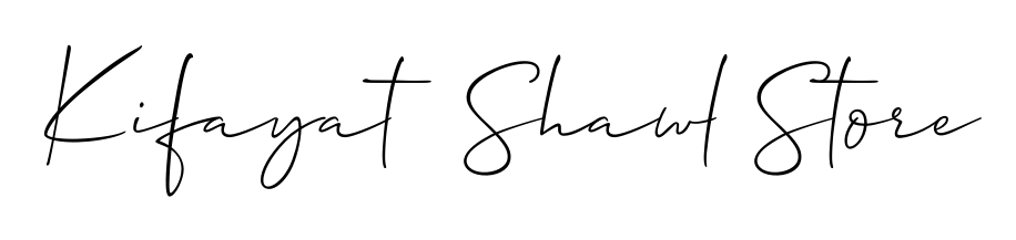 Designed for modern professionals: Kifayat  Shawl Store name signature crafted with Allison_Script script. Ready for digital PDF workflows. Kifayat  Shawl Store signature style 2 images and pictures png