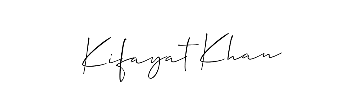 This is the best signature style for the Kifayat Khan name. Also you like these signature font (Allison_Script). Mix name signature. Kifayat Khan signature style 2 images and pictures png