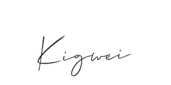 You can use this online signature creator to create a handwritten signature for the name Kigwei. This is the best online autograph maker. Kigwei signature style 2 images and pictures png