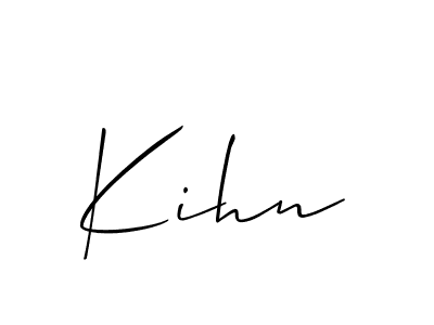 Make a beautiful signature design for name Kihn. Use this online signature maker to create a handwritten signature for free. Kihn signature style 2 images and pictures png