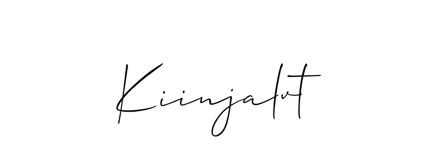 Once you've used our free online signature maker to create your best signature Allison_Script style, it's time to enjoy all of the benefits that Kiinjalvt name signing documents. Kiinjalvt signature style 2 images and pictures png