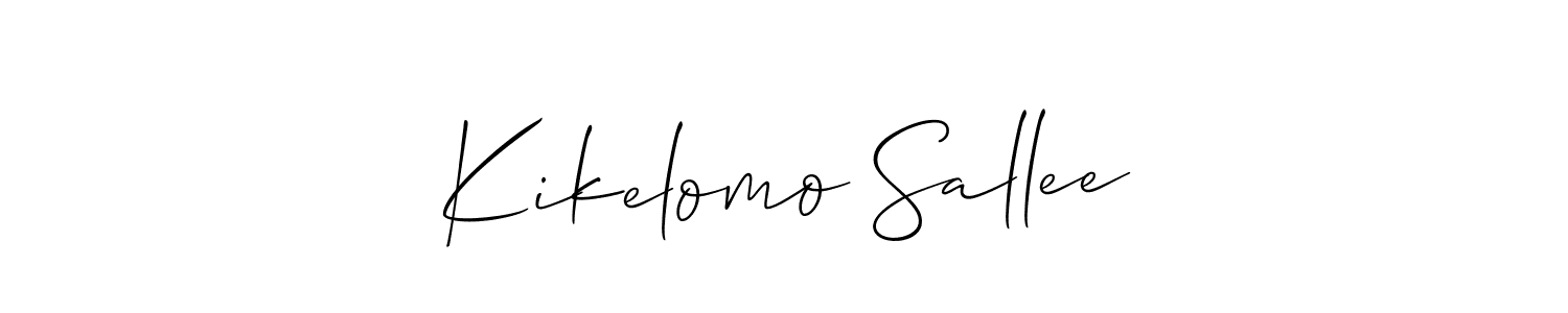 Also You can easily find your signature by using the search form. We will create Kikelomo Sallee name handwritten signature images for you free of cost using Allison_Script sign style. Kikelomo Sallee signature style 2 images and pictures png