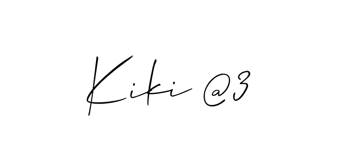 See photos of Kiki @3 official signature by Spectra . Check more albums & portfolios. Read reviews & check more about Allison_Script font. Kiki @3 signature style 2 images and pictures png