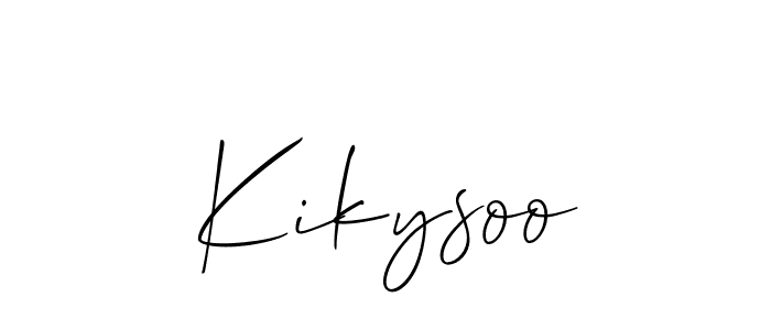 You can use this online signature creator to create a handwritten signature for the name Kikysoo. This is the best online autograph maker. Kikysoo signature style 2 images and pictures png