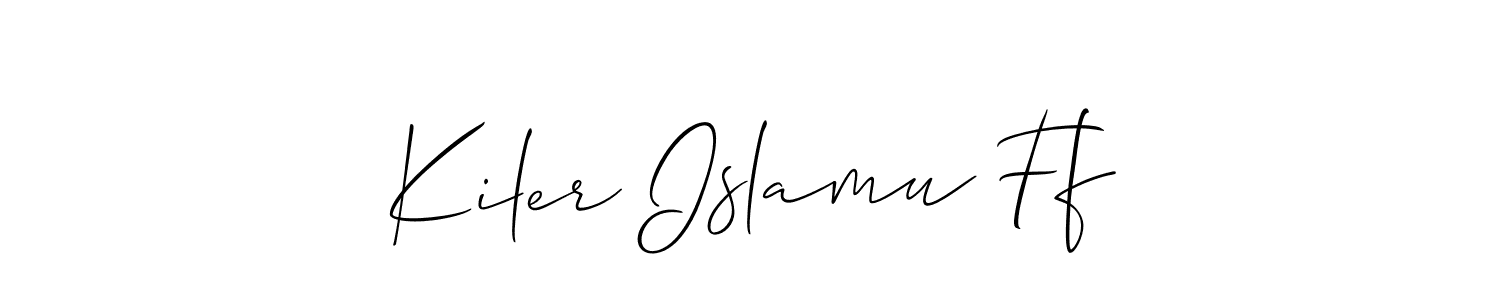 Here are the top 10 professional signature styles for the name Kiler Islamu Ff. These are the best autograph styles you can use for your name. Kiler Islamu Ff signature style 2 images and pictures png