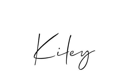 Also we have Kiley name is the best signature style. Create professional handwritten signature collection using Allison_Script autograph style. Kiley signature style 2 images and pictures png