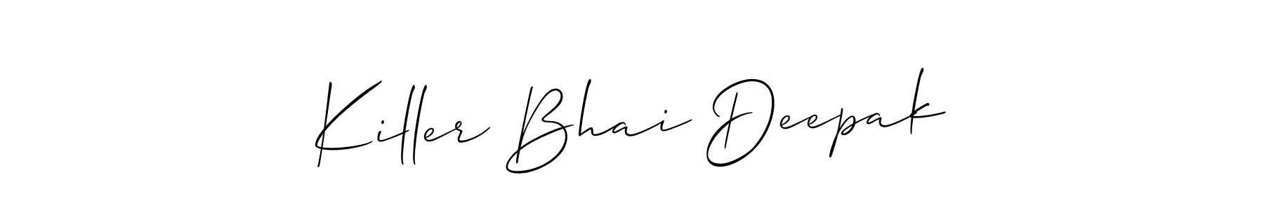 Best and Professional Signature Style for Killer Bhai Deepak. Allison_Script Best Signature Style Collection. Killer Bhai Deepak signature style 2 images and pictures png