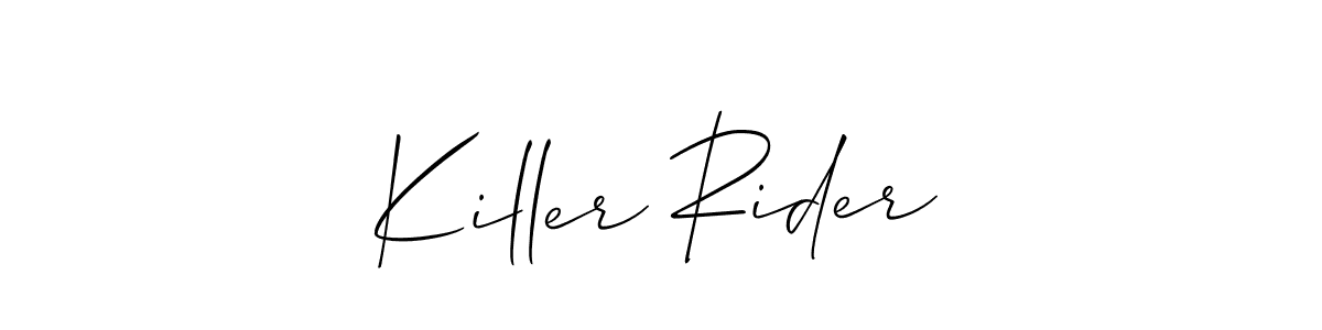 Best and Professional Signature Style for Killer Rider. Allison_Script Best Signature Style Collection. Killer Rider signature style 2 images and pictures png