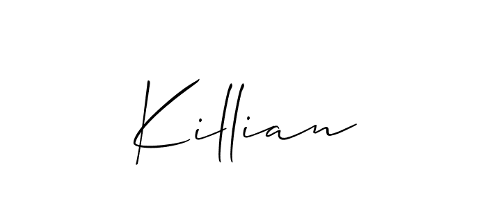 How to Draw Killian signature style? Allison_Script is a latest design signature styles for name Killian. Killian signature style 2 images and pictures png