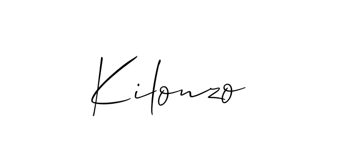 Kilonzo stylish signature style. Best Handwritten Sign (Allison_Script) for my name. Handwritten Signature Collection Ideas for my name Kilonzo. Kilonzo signature style 2 images and pictures png