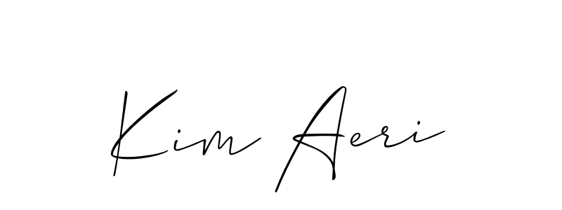 Best and Professional Signature Style for Kim Aeri. Allison_Script Best Signature Style Collection. Kim Aeri signature style 2 images and pictures png