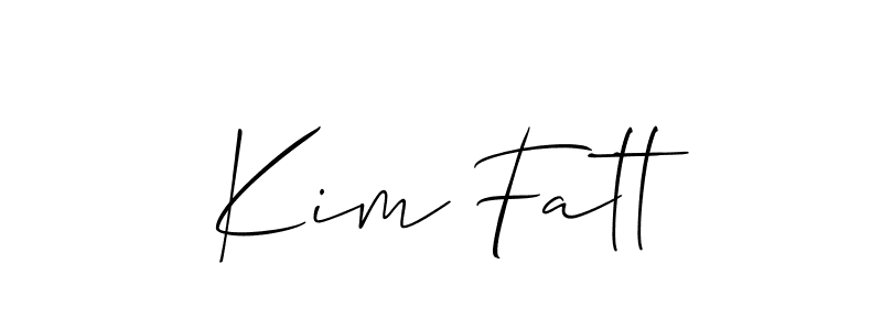 See photos of Kim Fatt official signature by Spectra . Check more albums & portfolios. Read reviews & check more about Allison_Script font. Kim Fatt signature style 2 images and pictures png