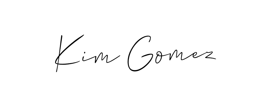 Make a beautiful signature design for name Kim Gomez. Use this online signature maker to create a handwritten signature for free. Kim Gomez signature style 2 images and pictures png