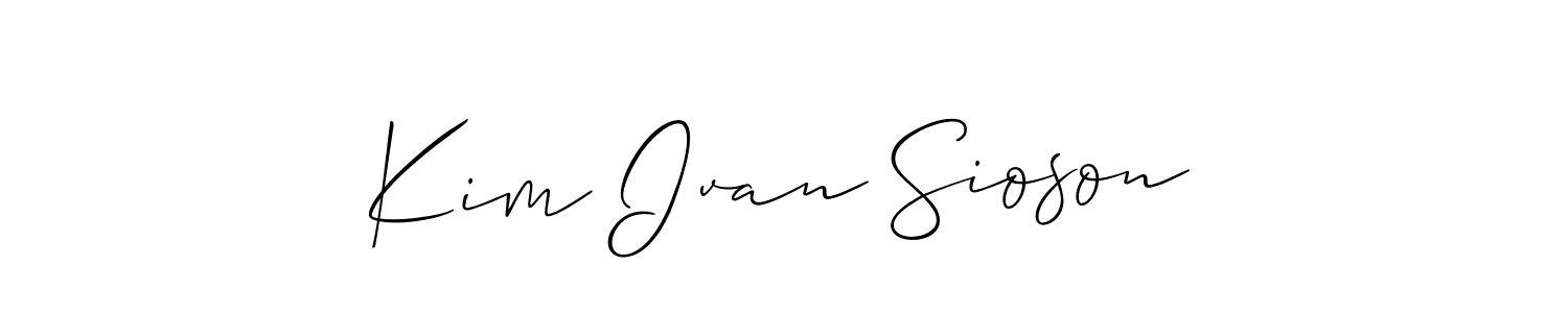 Once you've used our free online signature maker to create your best signature Allison_Script style, it's time to enjoy all of the benefits that Kim Ivan Sioson name signing documents. Kim Ivan Sioson signature style 2 images and pictures png