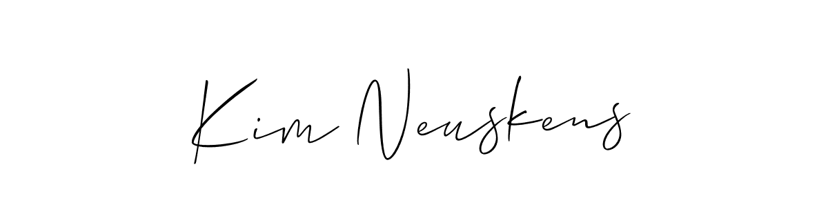 Once you've used our free online signature maker to create your best signature Allison_Script style, it's time to enjoy all of the benefits that Kim Neuskens name signing documents. Kim Neuskens signature style 2 images and pictures png