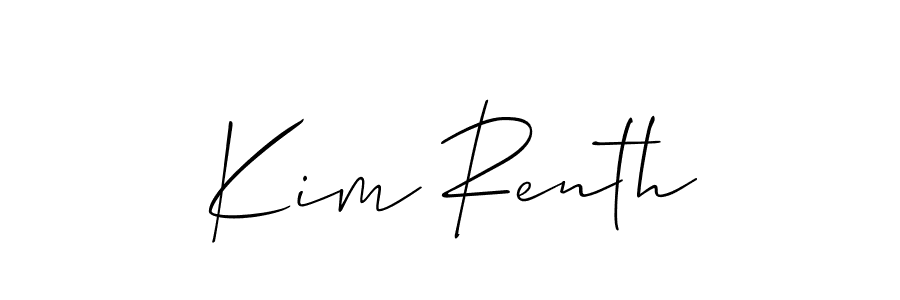 Once you've used our free online signature maker to create your best signature Allison_Script style, it's time to enjoy all of the benefits that Kim Renth name signing documents. Kim Renth signature style 2 images and pictures png