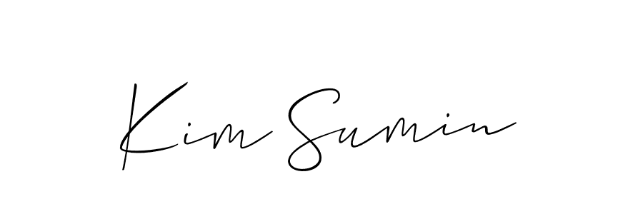 Once you've used our free online signature maker to create your best signature Allison_Script style, it's time to enjoy all of the benefits that Kim Sumin name signing documents. Kim Sumin signature style 2 images and pictures png