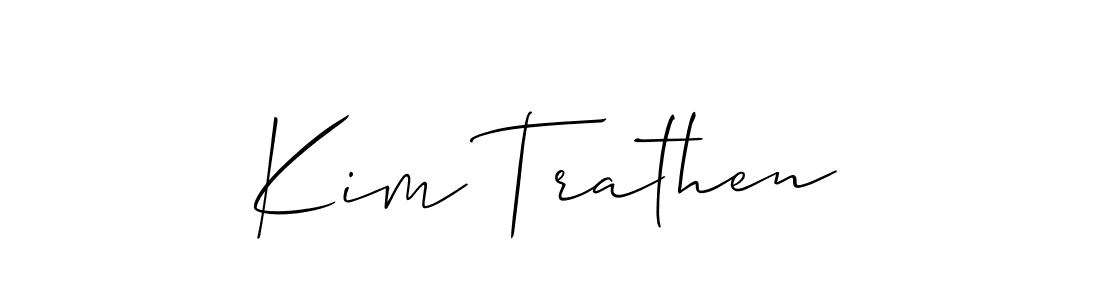 You can use this online signature creator to create a handwritten signature for the name Kim Trathen. This is the best online autograph maker. Kim Trathen signature style 2 images and pictures png