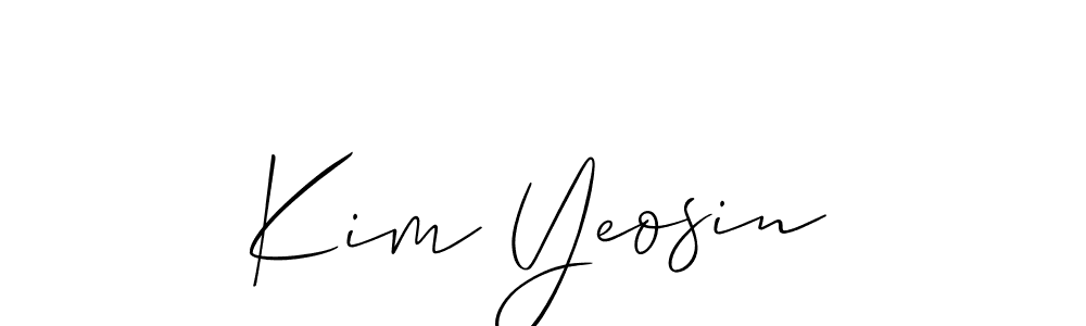 Once you've used our free online signature maker to create your best signature Allison_Script style, it's time to enjoy all of the benefits that Kim Yeosin name signing documents. Kim Yeosin signature style 2 images and pictures png