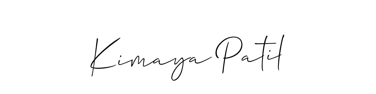 Make a beautiful signature design for name Kimaya Patil. Use this online signature maker to create a handwritten signature for free. Kimaya Patil signature style 2 images and pictures png