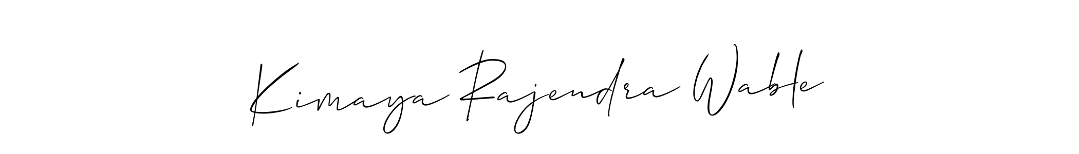 Here are the top 10 professional signature styles for the name Kimaya Rajendra Wable. These are the best autograph styles you can use for your name. Kimaya Rajendra Wable signature style 2 images and pictures png