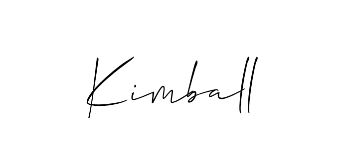 Kimball stylish signature style. Best Handwritten Sign (Allison_Script) for my name. Handwritten Signature Collection Ideas for my name Kimball. Kimball signature style 2 images and pictures png