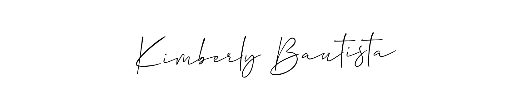 Allison_Script is a professional signature style that is perfect for those who want to add a touch of class to their signature. It is also a great choice for those who want to make their signature more unique. Get Kimberly Bautista name to fancy signature for free. Kimberly Bautista signature style 2 images and pictures png