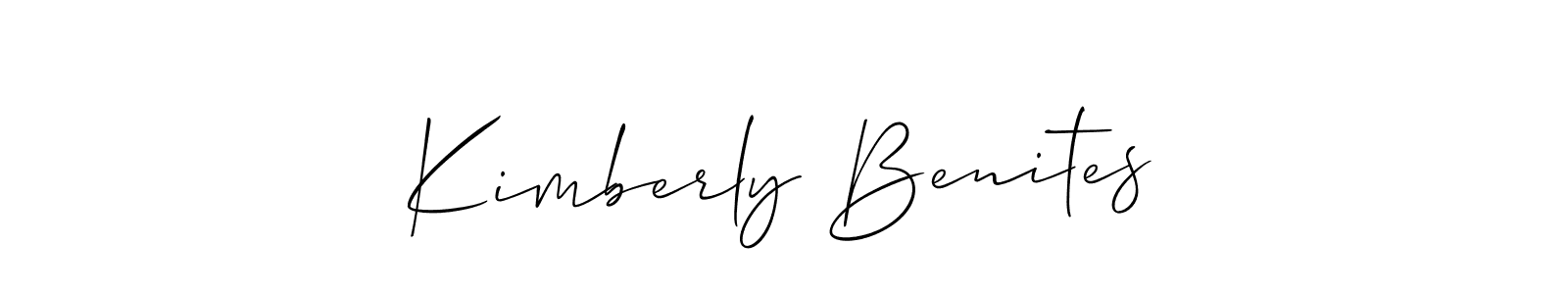 This is the best signature style for the Kimberly Benites name. Also you like these signature font (Allison_Script). Mix name signature. Kimberly Benites signature style 2 images and pictures png