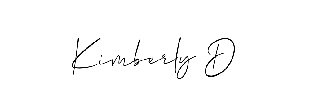Make a beautiful signature design for name Kimberly D. Use this online signature maker to create a handwritten signature for free. Kimberly D signature style 2 images and pictures png