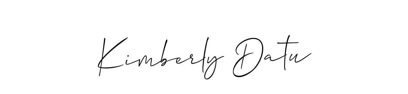 See photos of Kimberly Datu official signature by Spectra . Check more albums & portfolios. Read reviews & check more about Allison_Script font. Kimberly Datu signature style 2 images and pictures png
