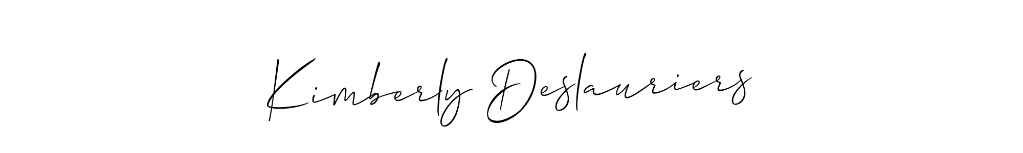 Make a beautiful signature design for name Kimberly Deslauriers. Use this online signature maker to create a handwritten signature for free. Kimberly Deslauriers signature style 2 images and pictures png